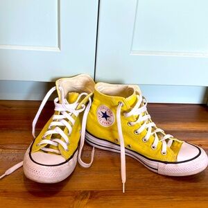 Yellow High Tops Converse!